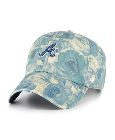 '47 Brand Women's Blue Atlanta Braves Gardenia Clean Up Adjustable Hat