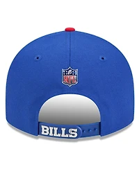 New Era Big Boys and Girls Royal/Red Buffalo Bills 2026 Nfl Draft Pre-Curved 9FIFTY Snapback Hat