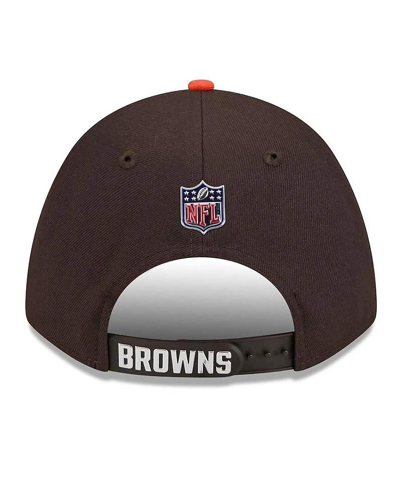 New Era Men's Brown/Orange Cleveland Browns 2026 Nfl Draft 9FORTY M-Crown Adjustable Hat