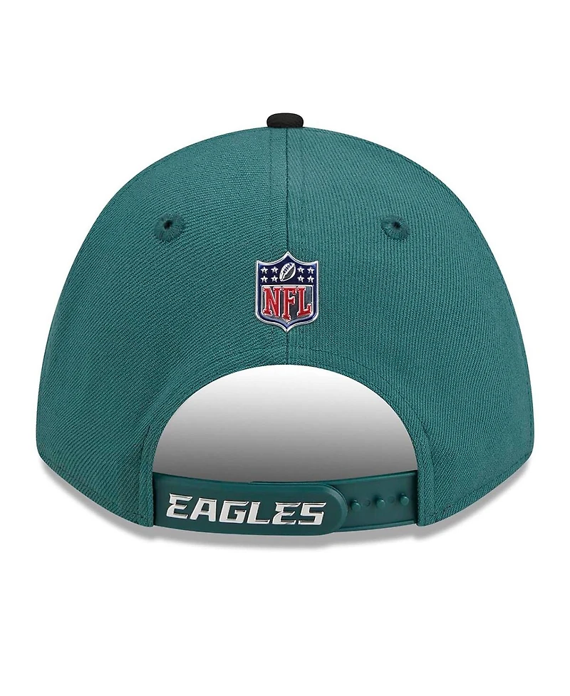 New Era Men's Midnight Green/Black Philadelphia Eagles 2026 Nfl Draft 9FORTY M-Crown Adjustable Hat