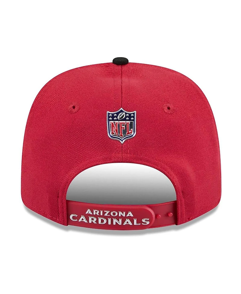 New Era Men's Cardinal/Black Arizona Cardinals 2026 Nfl Draft 9SEVENTY Adjustable Hat