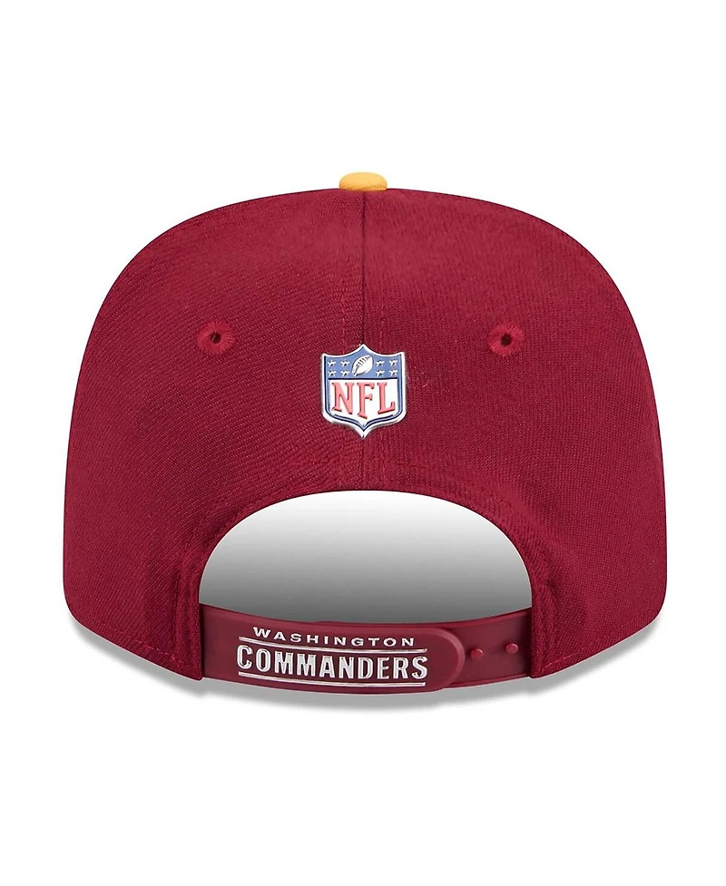 New Era Men's Burgundy/Gold Washington Commanders 2026 Nfl Draft 9SEVENTY Adjustable Hat