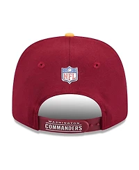 New Era Men's Burgundy/Gold Washington Commanders 2026 Nfl Draft 9SEVENTY Adjustable Hat