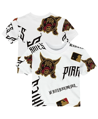Outerstuff Baby Boys and Girls White Pittsburgh Pirates 2026 City Connect Game Day T-Shirt