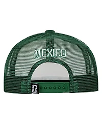 Outerstuff Men's White/Green Mexico National Team Defender Adjustable Trucker Hat