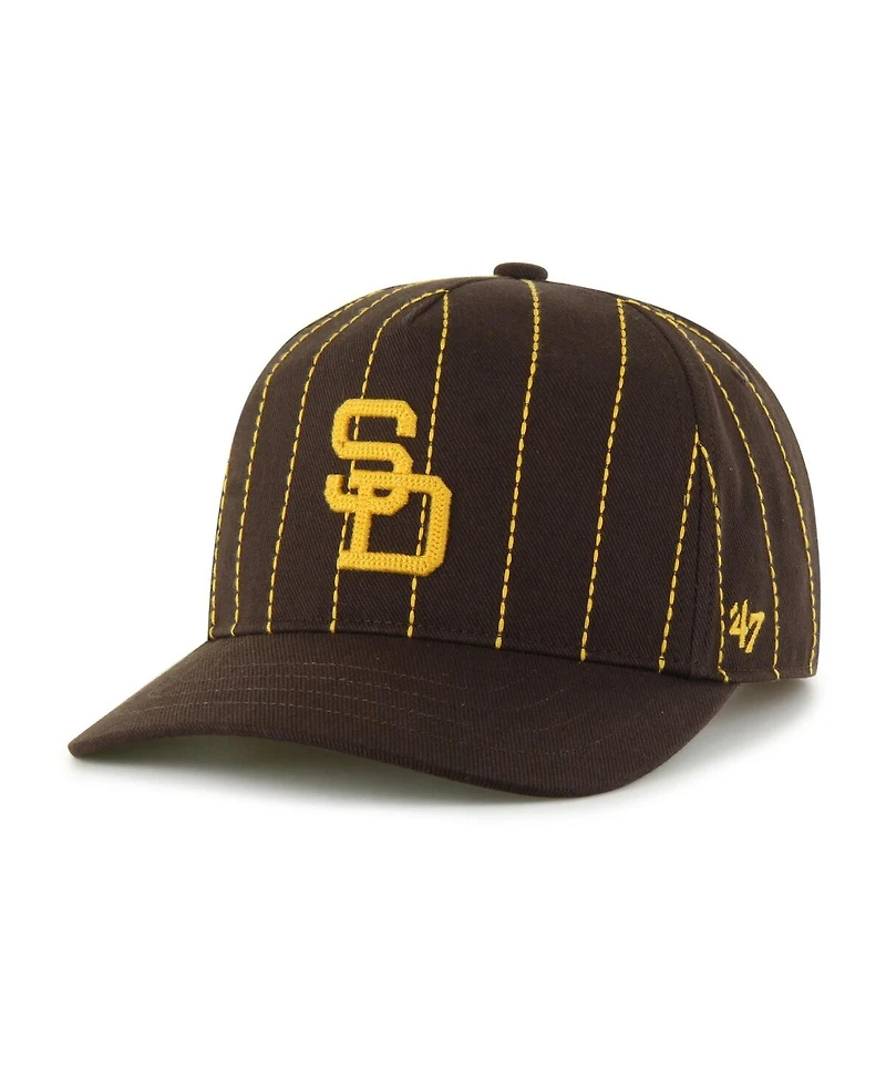 '47 Brand x Rawlings Men's Brown San Diego Padres Pinstripe Hitch Adjustable Hat