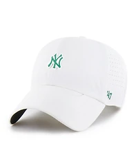 '47 Brand Men's White New York Yankees Elevated Greens Clean Up Adjustable Hat