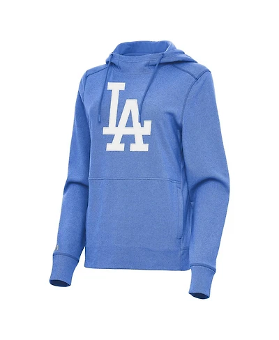 Antigua Women's Heather Royal Los Angeles Dodgers Justice Pullover Hoodie