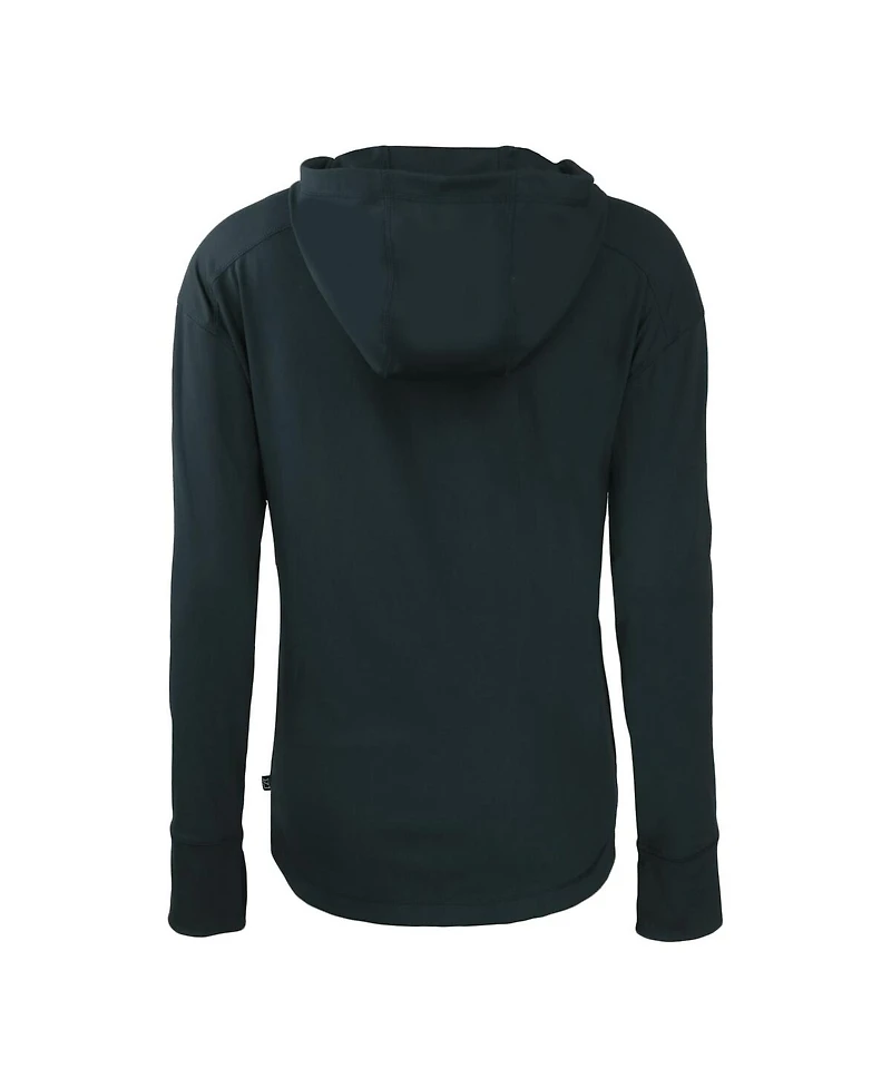 Cutter & Buck Women's Navy Atlanta Braves Daybreak Eco Full-Zip Hoodie