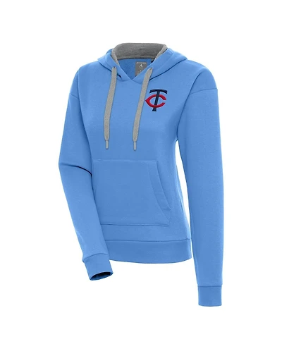 Antigua Women's Light Blue Minnesota Twins Victory Pullover Hoodie