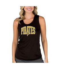 Concepts Sport Women's Black Pittsburgh Pirates Marathon Racerback Tank Top