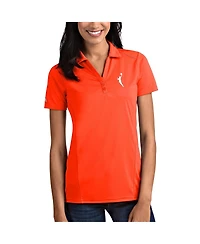 Antigua Women's Orange Wnba Logo Tribute Polo Shirt