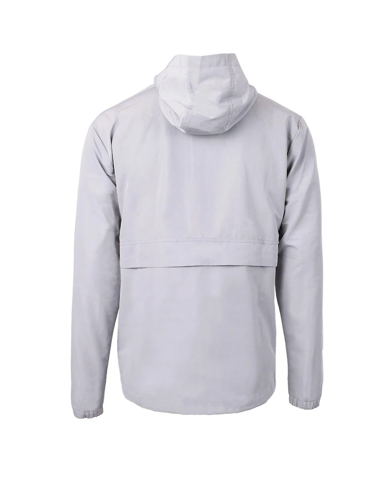 Cutter & Buck Men's Gray San Francisco Giants Charter Eco Half-Zip Anorak Jacket