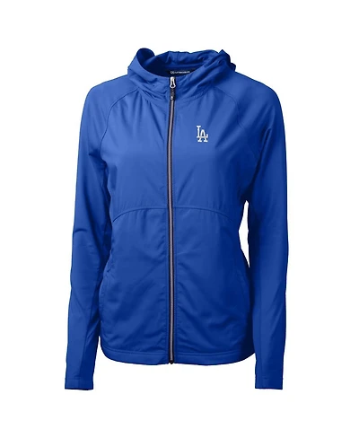 Cutter & Buck Women's Royal Los Angeles Dodgers Adapt Eco Knit Full-Zip Jacket