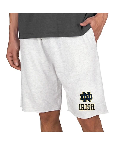Concepts Sport Men's Oatmeal Notre Dame Fighting Irish Mainstream Tri-Blend Shorts