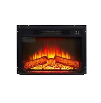 Flynama Electric Fireplace Insert 23" 1400W 120V