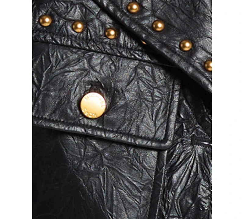 Michael Kors Women's Studded Notch Collar Jacket
