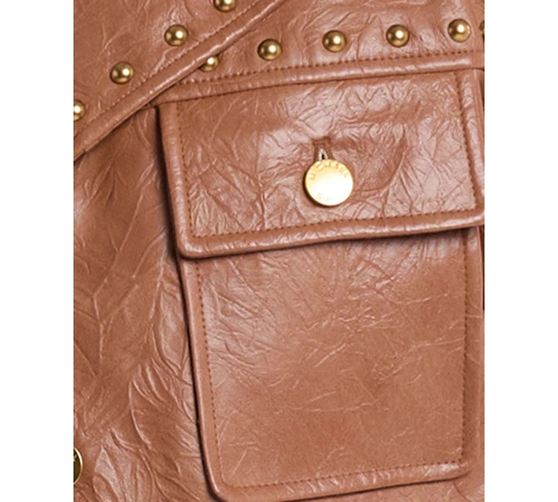 Michael Kors Women's Studded Notch Collar Jacket