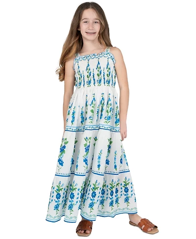 Rare Editions Girls' 7-16 Tropical Floral Print Maxi Dress