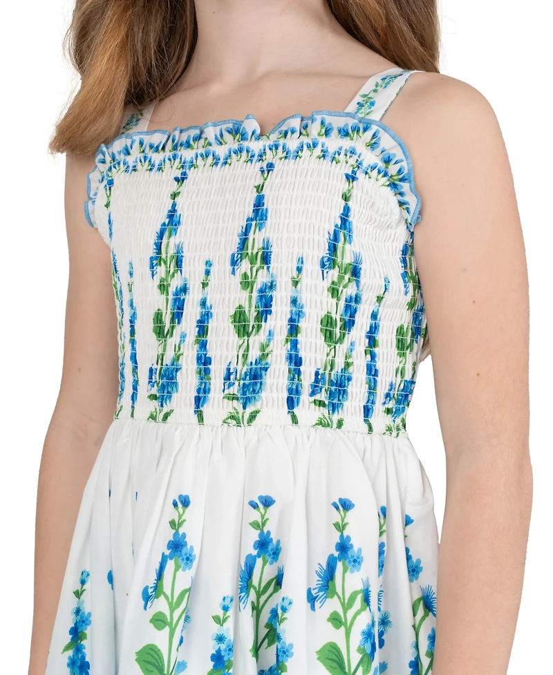 Rare Editions Girls' 7-16 Tropical Floral Print Maxi Dress