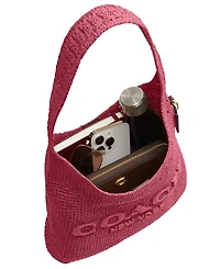 Coach Refined Straw Brooklyn Small Shoulder Bag 28