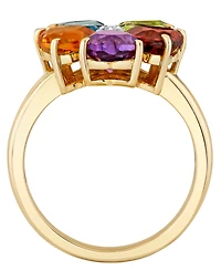 Macy's Multi-Gemstone (4-3/10 ct. t.w.) and Diamond Accent Ring in 10k Yellow Gold