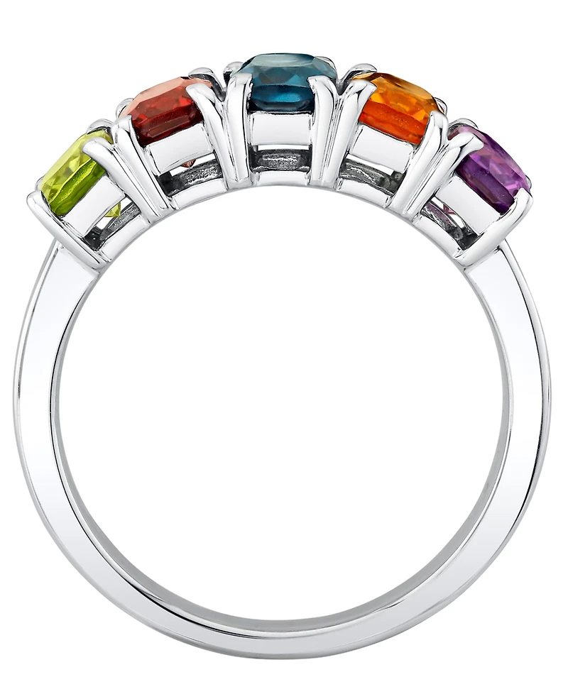 Macy's Multi-Gemstone (3-1/4 ct. t.w.) Ring in Sterling Silver