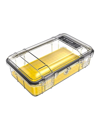 Pelican M60 Waterproof Hard Micro Case, Large, Clear