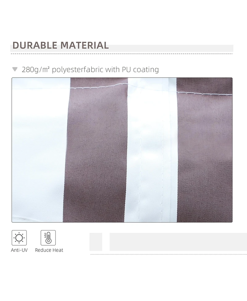 Outsunny Openable Outside Sun Shade for Window/Door to uce Heat in Your Home