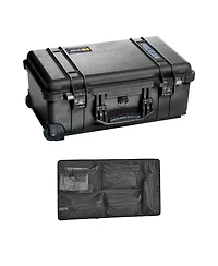 Pelican 1510TP Carry-On Case with TrekPak Divider System, with Pelican Attache Lid Organizer