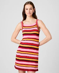 French Connection Women's Motley Knit Striped Mini Dress