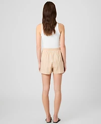 French Connection Women's Stripe Pull-On Shorts