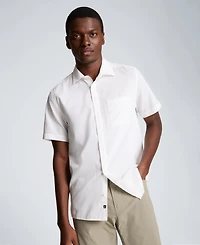 Kenneth Cole Men's Seersucker Point Collar Shirt