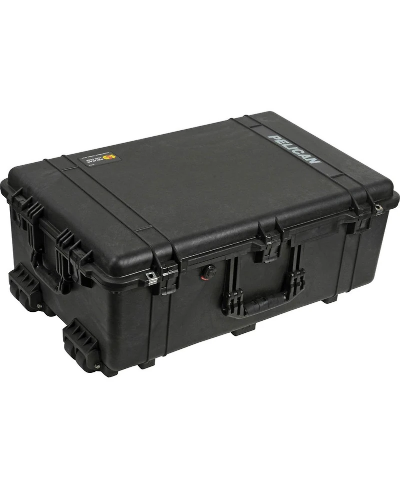 Pelican 1650 Watertight Wheeled Hard Case with Foam Insert, Bundle with Divider Kit