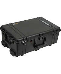Pelican 1650 Watertight Wheeled Hard Case with Foam Insert, Bundle with Divider Kit