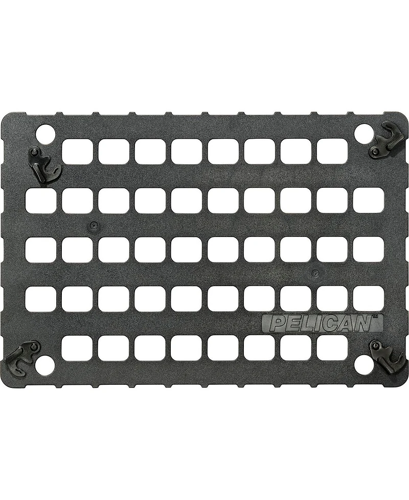 Pelican 1500 Watertight Hard Case with Foam Insert, Bundle with 1500MP Ez Click Molle Panel Lid Organizer