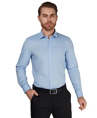Penguin Men's Slim-Fit Collared Oxford Dress Shirt