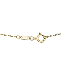 Wrapped Diamond X Shape Necklace (1/10 ct. t.w.) in 10k Yellow Gold