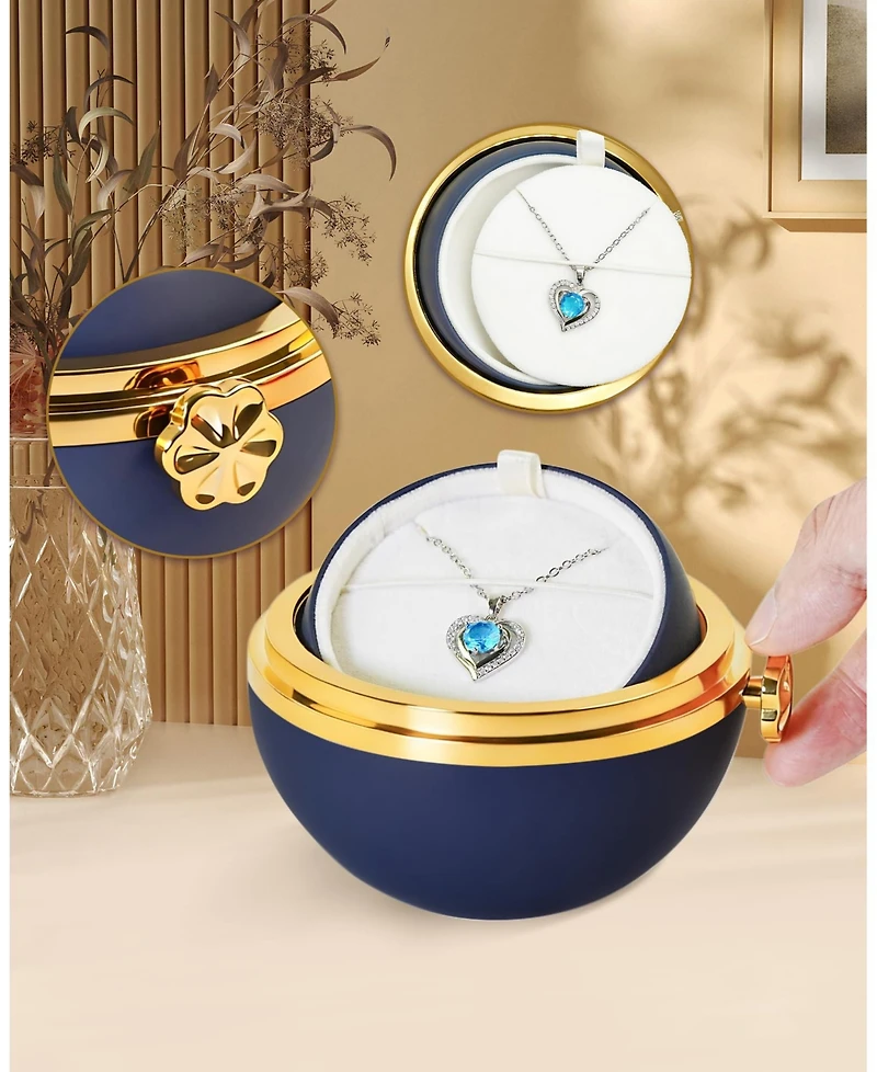 Gnuadz Preserved Real Rose Heart Necklace Couple Mother Gift