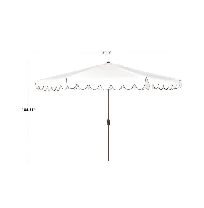 Augusta Home Venice 11Ft Round Crank Umbrella