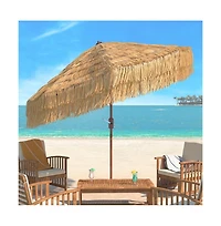 Augusta Home Tiki 9 Ft Crank Umbrella