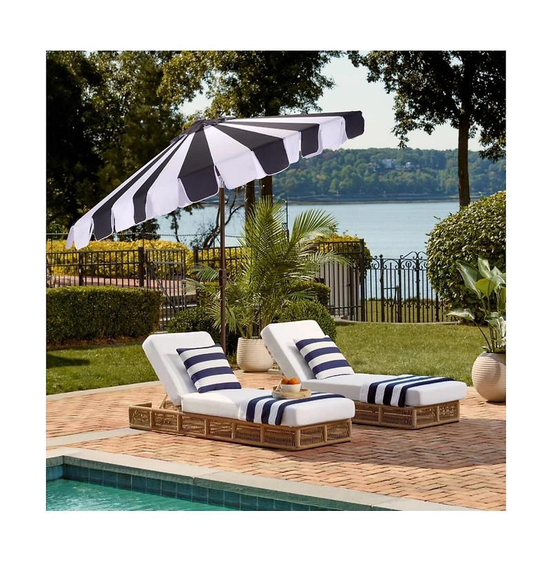 Augusta Home Mezze 9 Ft Crank Umbrella