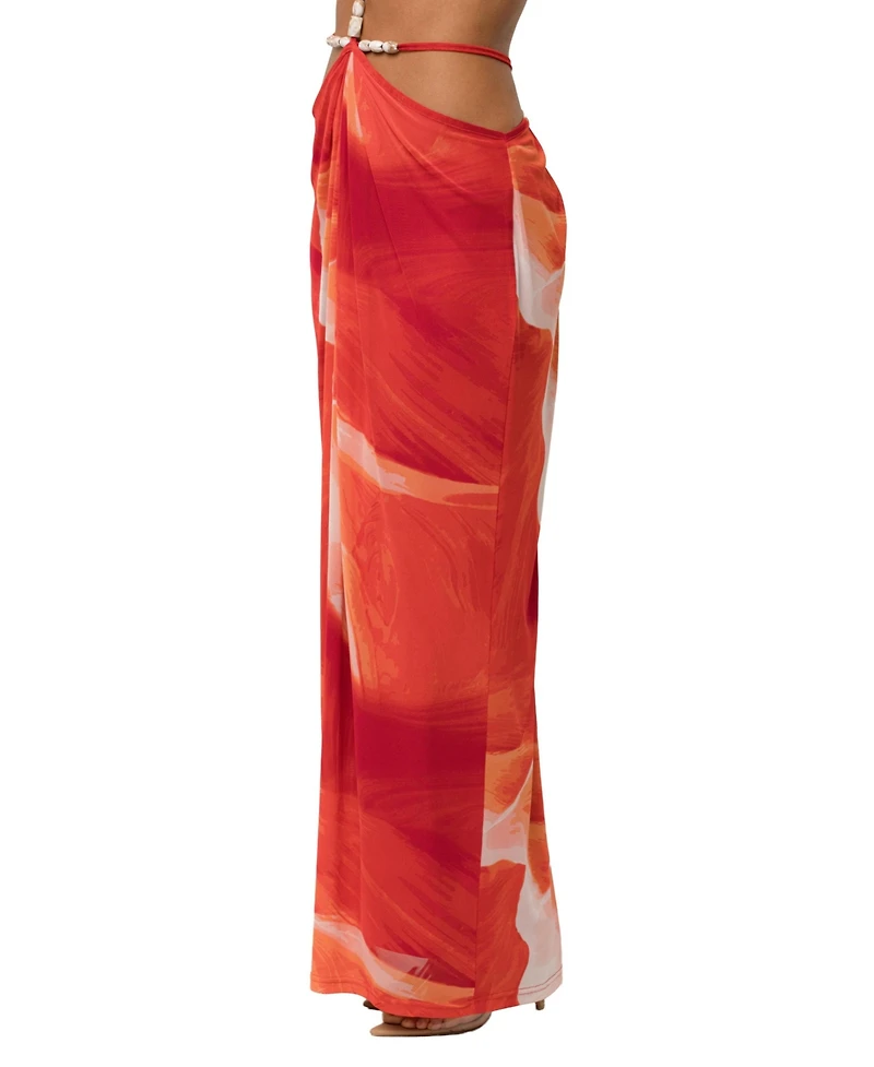 Jluxlabel Women's Hera Draped Maxi Skirt