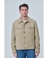 Furniq Uk Men's Suede Jacket