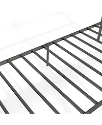 Slickblue Platform Bed Frame with Headboard Storage Space Under Bed for Organization