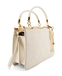 Like Dreams Amara Embossed Small Top Handle Crossbody Handbag