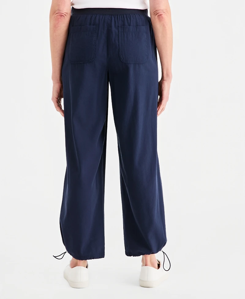 Style & Co Women's Drapey Bungee Wide-Leg Pants, Macy's Exclusive