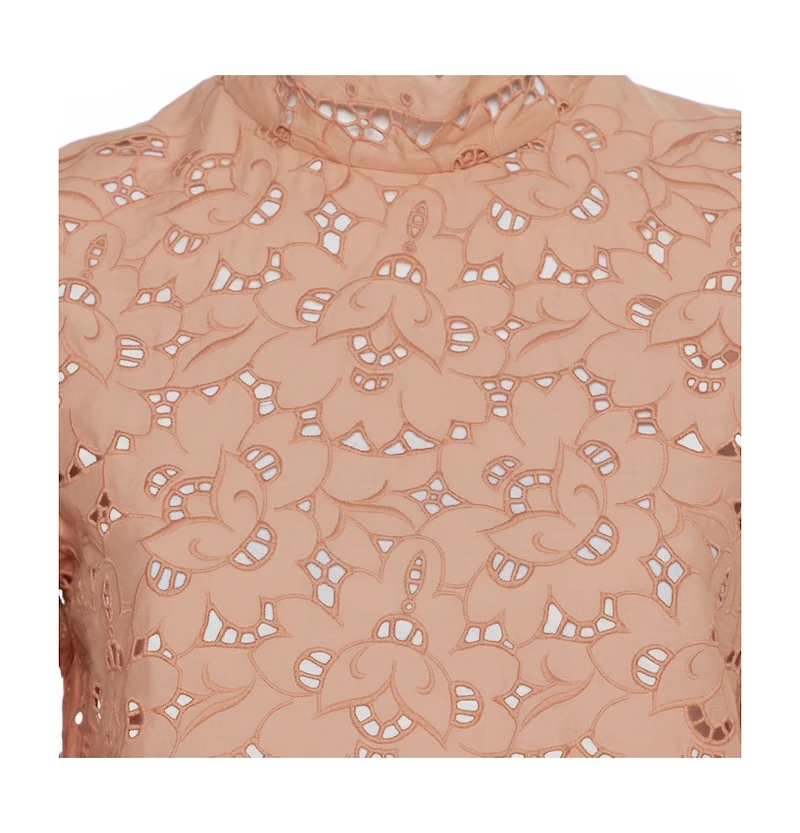 Pre-Owned Stella Mccartney Women's Eyelet Lace Back Button Detail Top