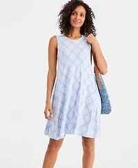 Style & Co Women's Printed Sleeveless Knit Dress, Macy's Exclusive