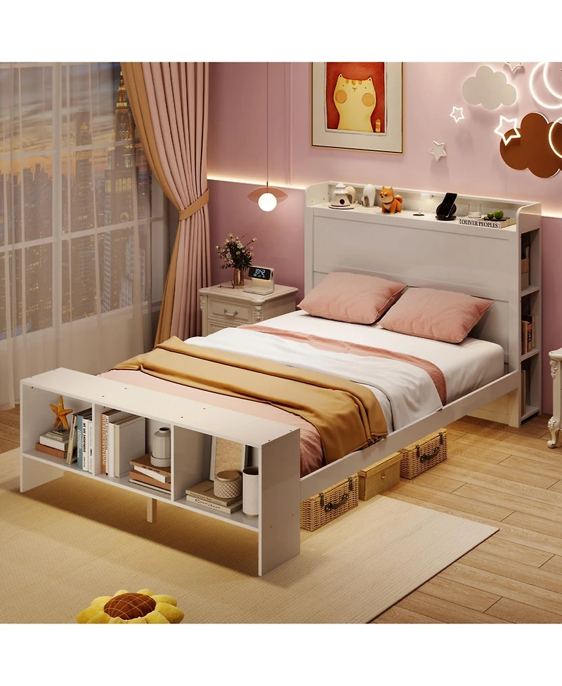 Slickblue Bed Frame with Led Lights